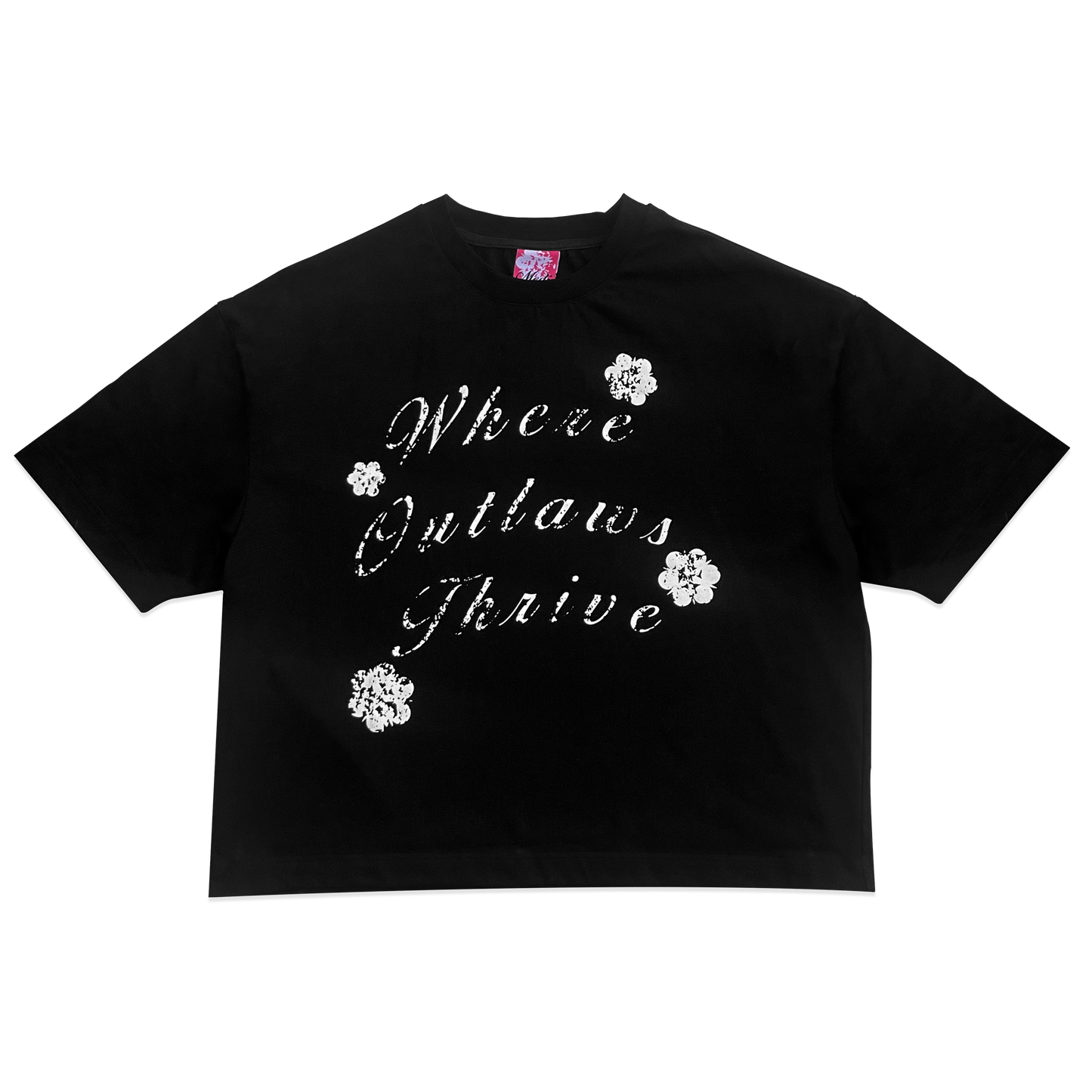 BLOSSOM T-SHIRT IN BLACK
